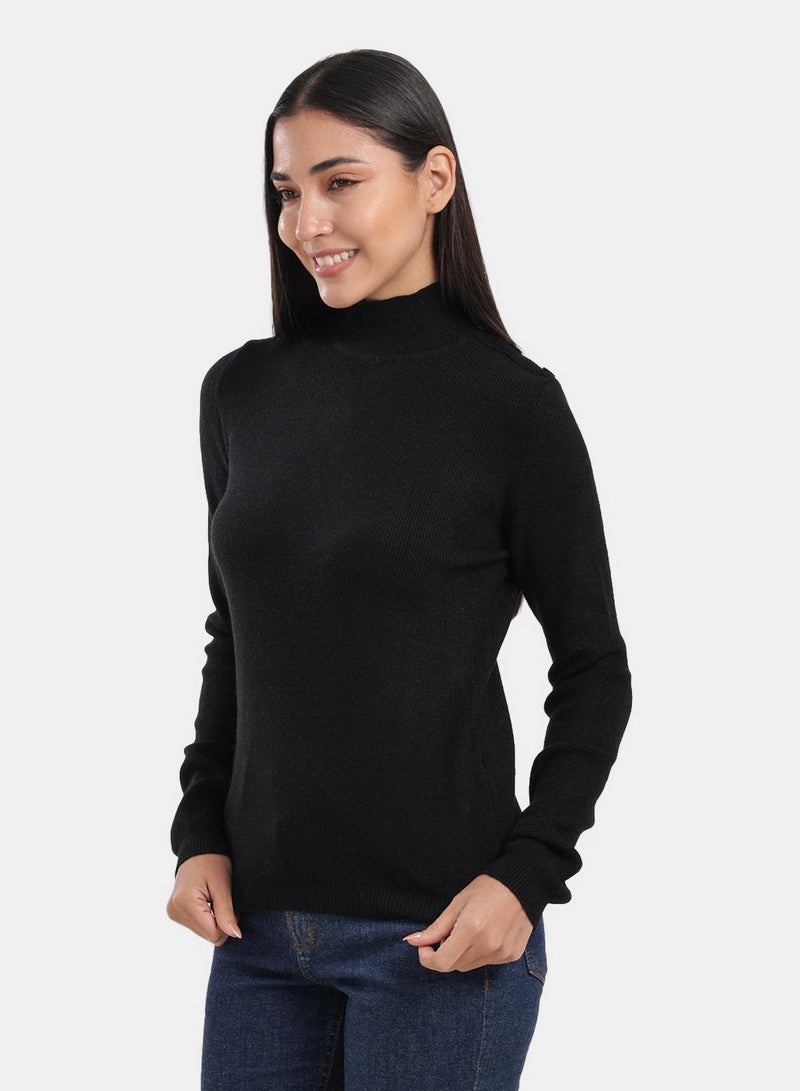 Carina High-Neck Pullover - Image 2